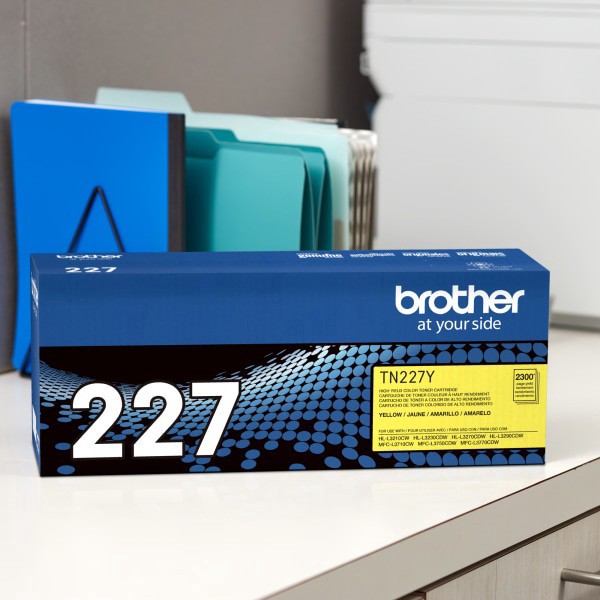 slide 9 of 10, Kyocera Brother Tn-227 High-Yield Yellow Toner Cartridge, Tn-227Y, 1 ct