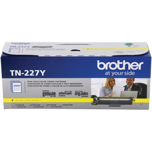 slide 6 of 10, Kyocera Brother Tn-227 High-Yield Yellow Toner Cartridge, Tn-227Y, 1 ct