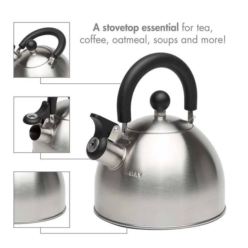 slide 3 of 6, Primula Stewart 1.5qt Stovetop Kettle - Stainless Steel, 1.5 qt