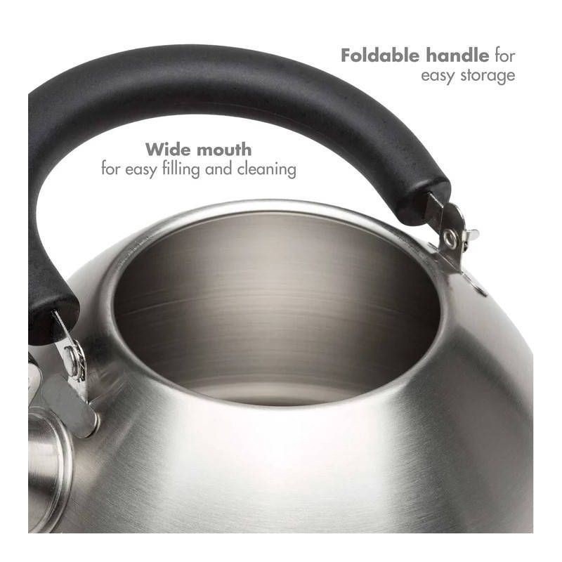 slide 4 of 6, Primula Stewart 1.5qt Stovetop Kettle - Stainless Steel, 1.5 qt