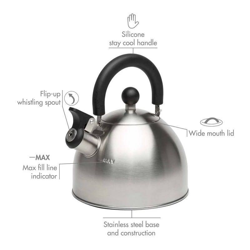 slide 5 of 6, Primula Stewart 1.5qt Stovetop Kettle - Stainless Steel, 1.5 qt