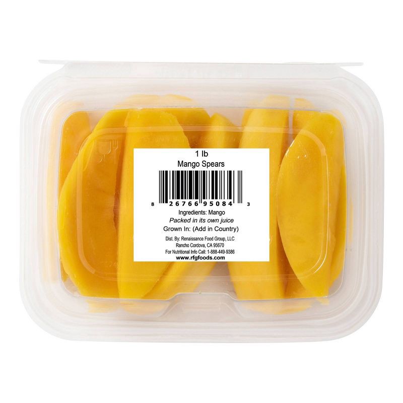 slide 2 of 6, Mango Spears - 1lb, 1 lb