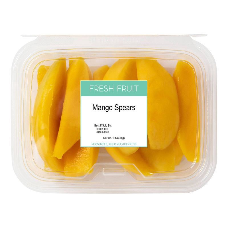 slide 1 of 5, Mango Spears - 1lb, 1 lb