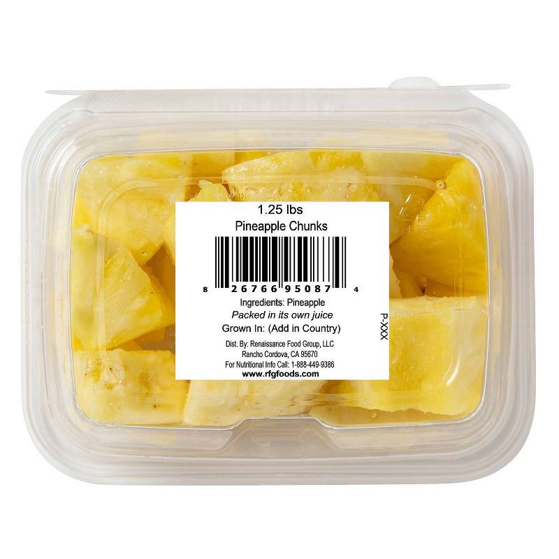 slide 2 of 6, Pineapple Chunks - 1.25lb, 1.25 lb