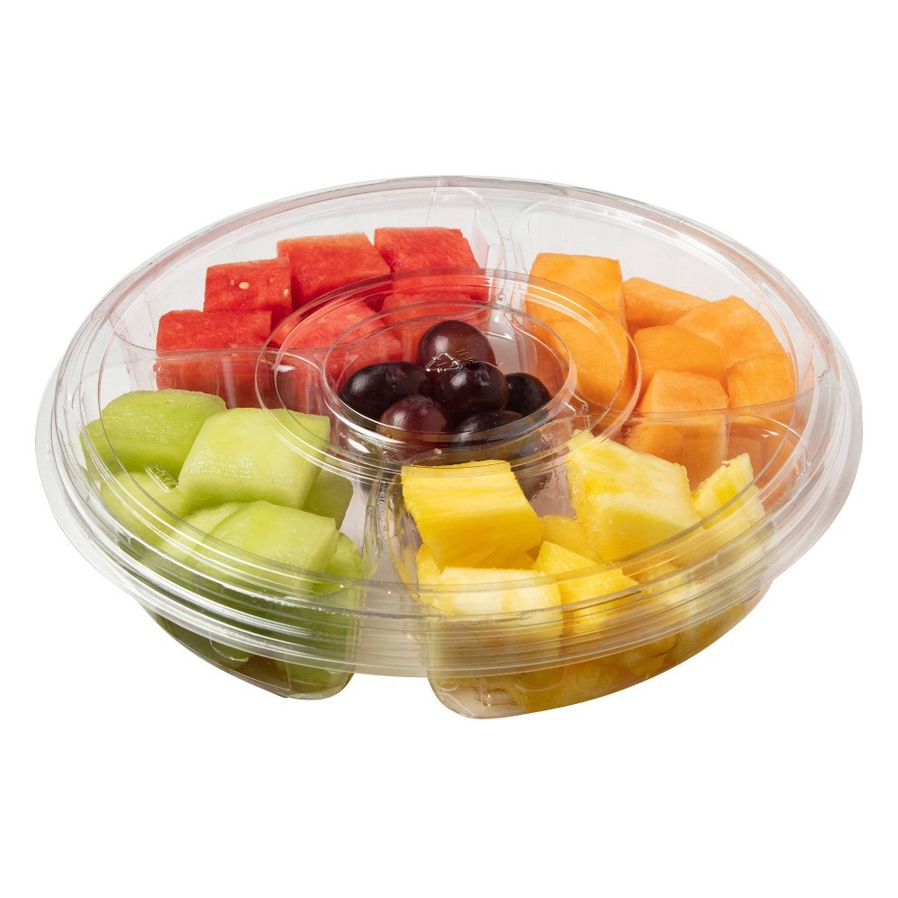 slide 2 of 5, Fresh Garden Highway Fruit Snack Tray, 32 oz