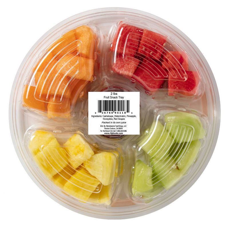 slide 3 of 6, Fresh Cut Fruit Snack Tray - 2lb, 2 lb