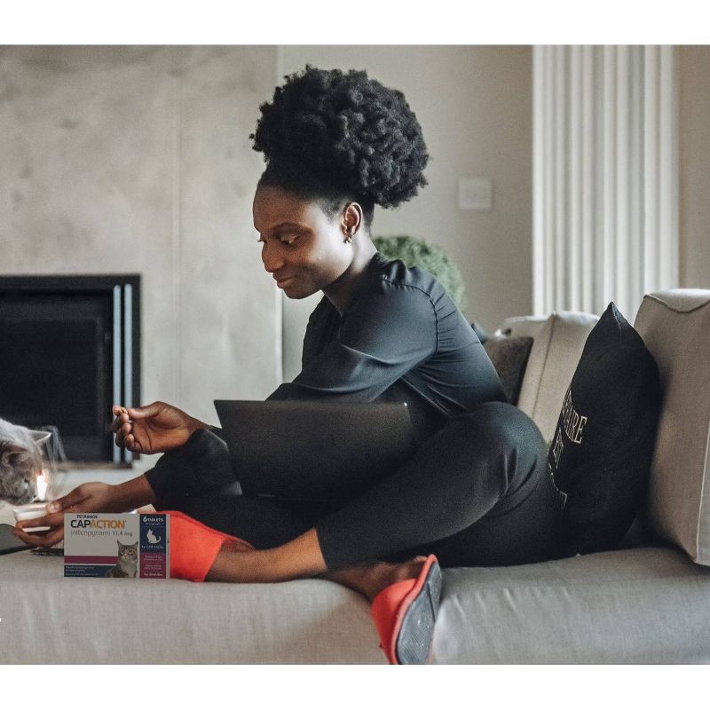 slide 6 of 10, CapAction Flea Treatment for Cats - 2-25lbs, 2 ct; 25 lb