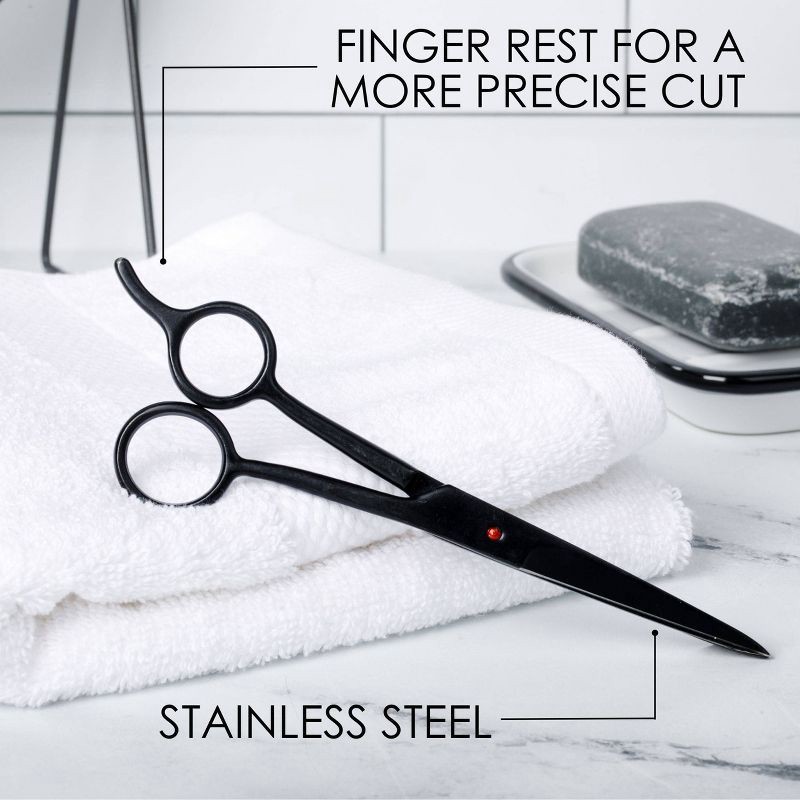 slide 4 of 8, JAPONESQUE Men's Essentials Barber Shears, 1 ct