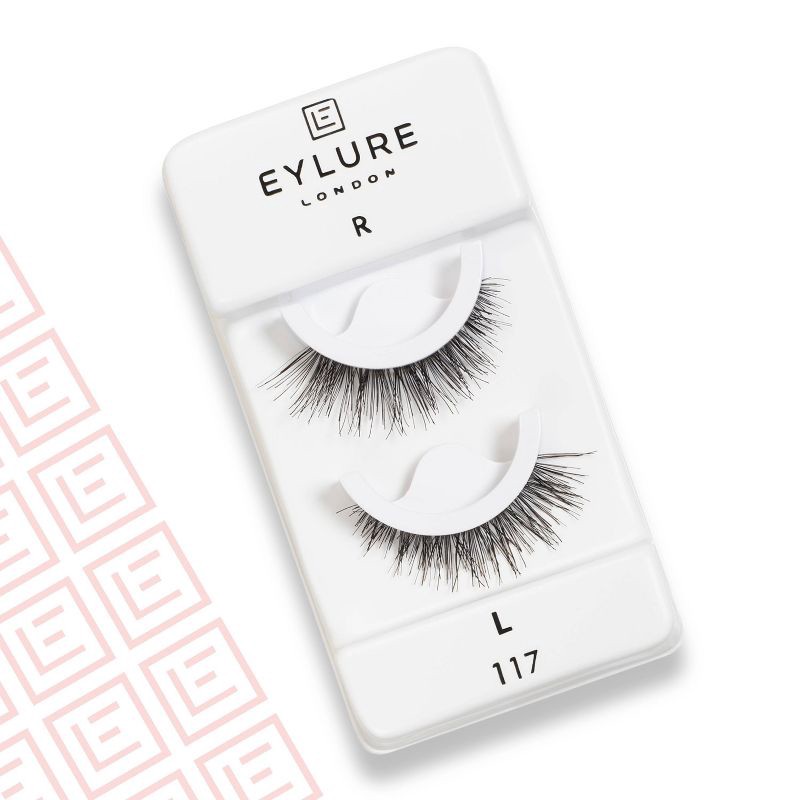 slide 4 of 5, Eylure Pre-Glued Wispy Light No. 117 False Eyelashes - 1pr, 1 ct
