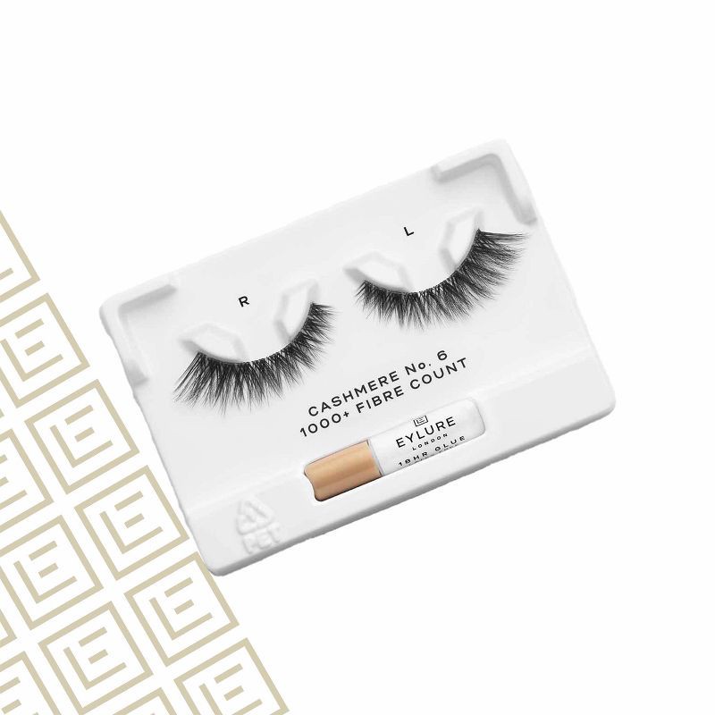 slide 2 of 5, Eylure Luxe Cashmere No. 6 False Eyelashes - 1pr, 1 ct