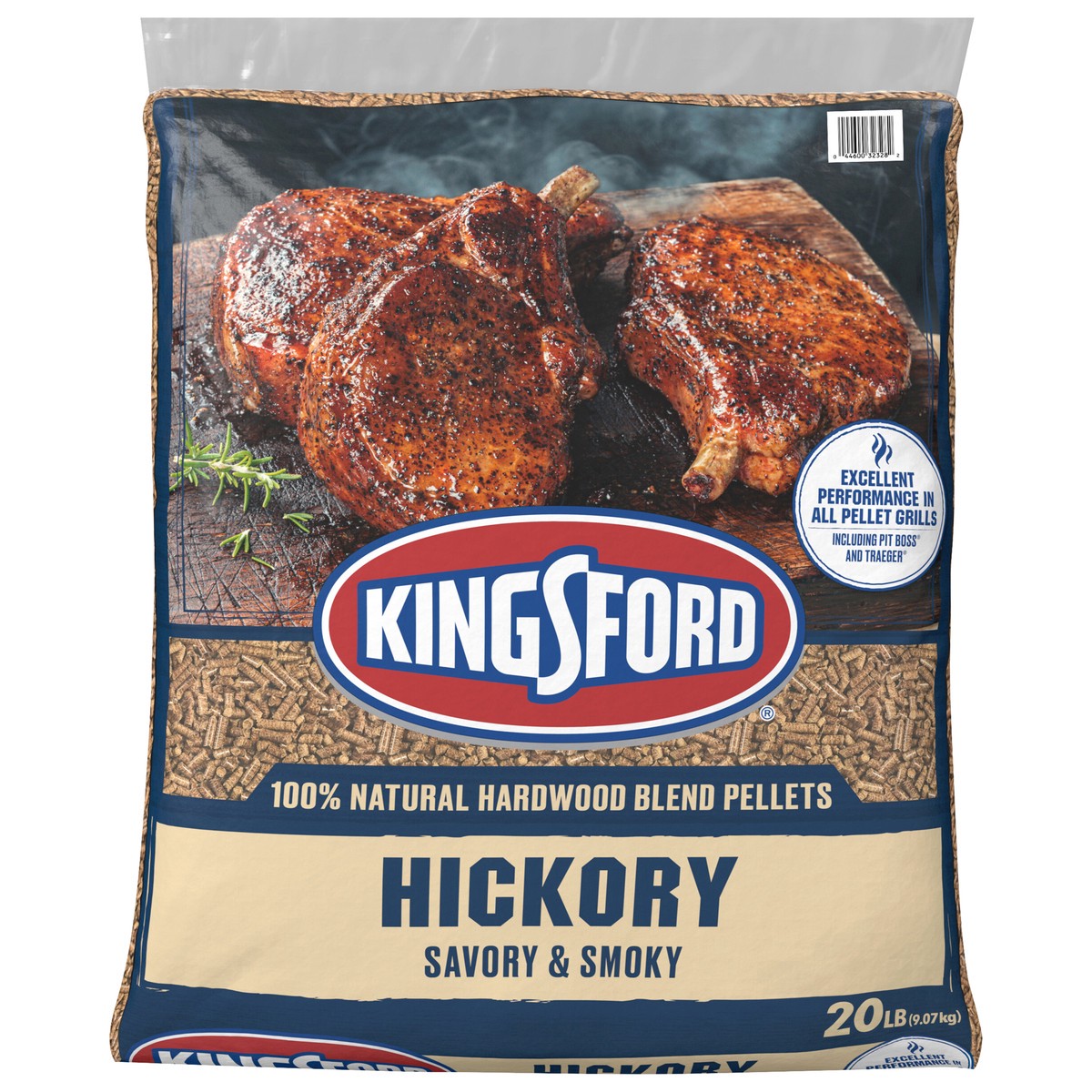 slide 1 of 9, Kingsford Hickory Wood Pellets, 20 lb