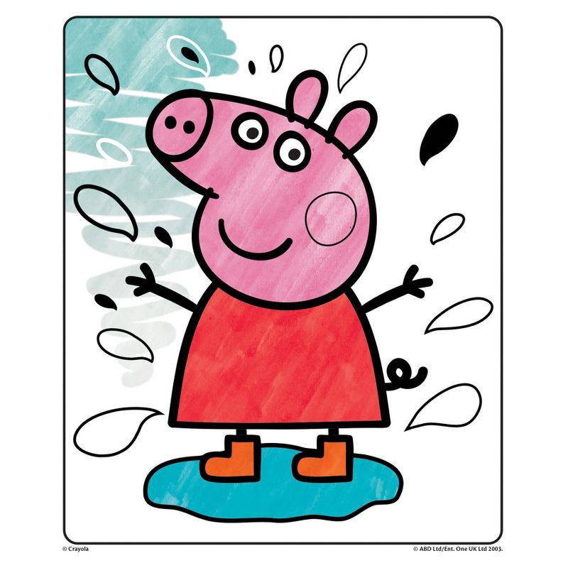 slide 5 of 6, Crayola Color Wonder Peppa Pig Coloring Pages Set, 1 ct