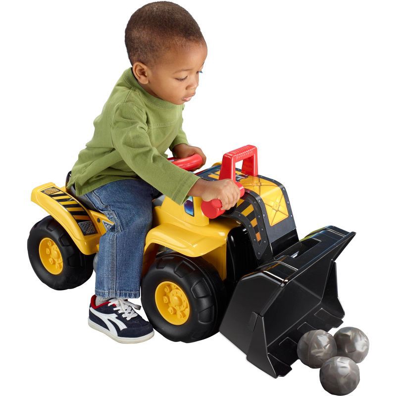 slide 2 of 6, Fisher-Price Big Action Load N Go Ride-On with Lights, Sounds, Storage and Walking Bar, 1 ct