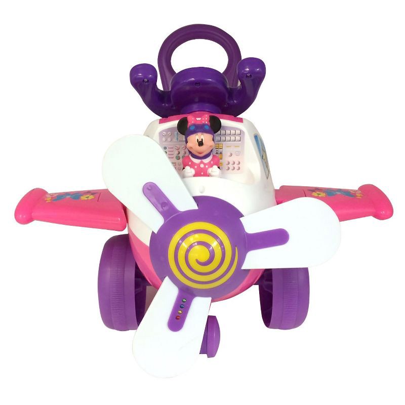 slide 2 of 6, Kiddieland Disney Minnie Activity Plane Ride-On, 1 ct