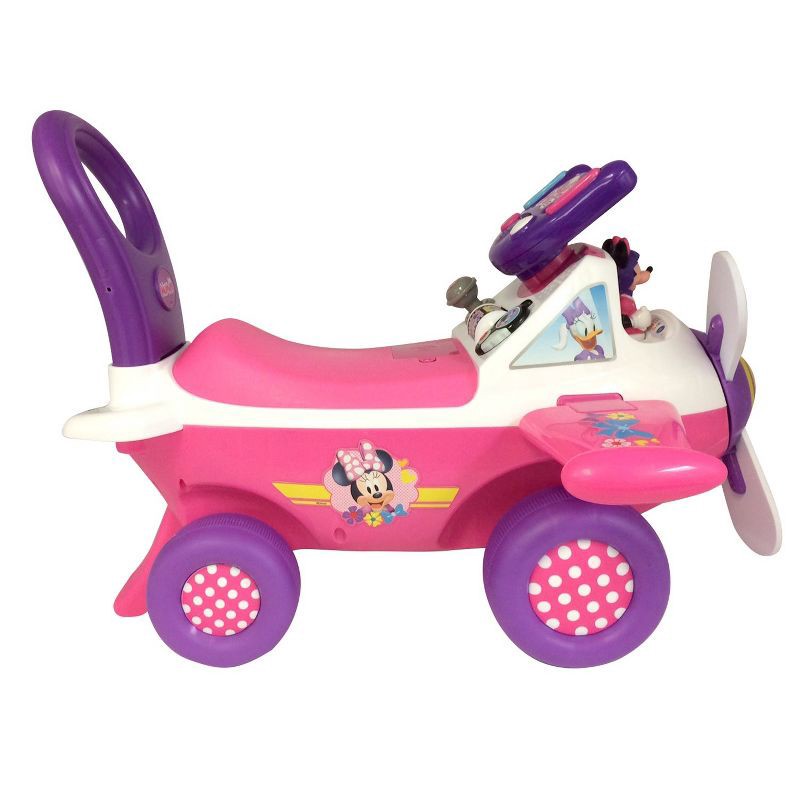 slide 4 of 6, Kiddieland Disney Minnie Activity Plane Ride-On, 1 ct