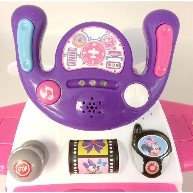 slide 6 of 6, Kiddieland Disney Minnie Activity Plane Ride-On, 1 ct
