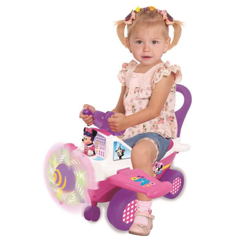 slide 1 of 6, Kiddieland Disney Minnie Activity Plane Ride-On, 1 ct