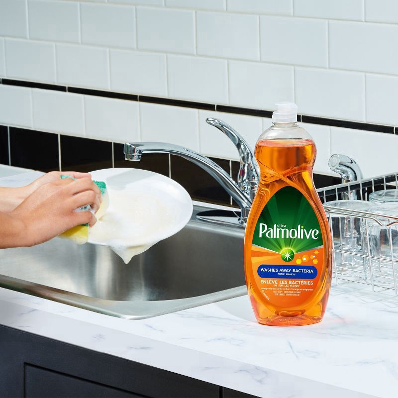 slide 2 of 8, Palmolive Ultra Concentrated Antibacterial Liquid Dish Soap, Orange Scent - 42 Fluid Ounce, 42 fl oz