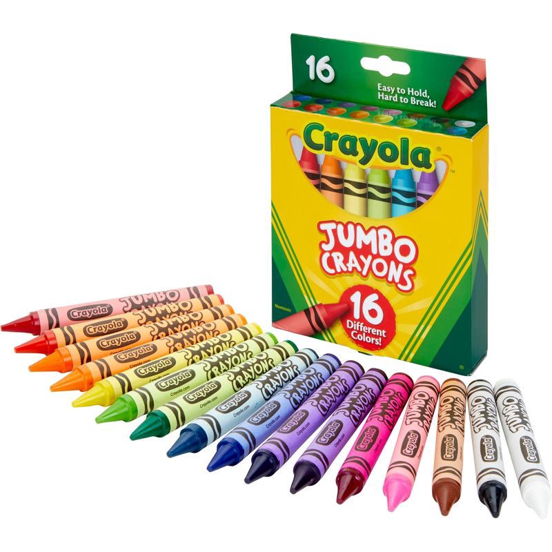 slide 2 of 4, Crayola 16ct Jumbo Crayons, 16 ct