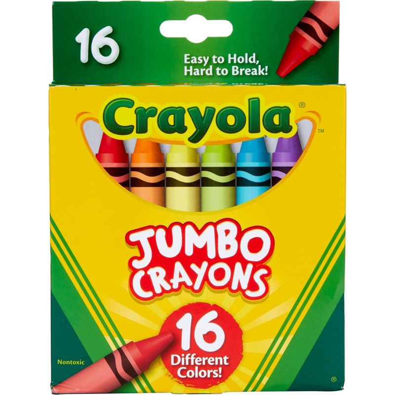 slide 1 of 4, Crayola 16ct Jumbo Crayons, 16 ct