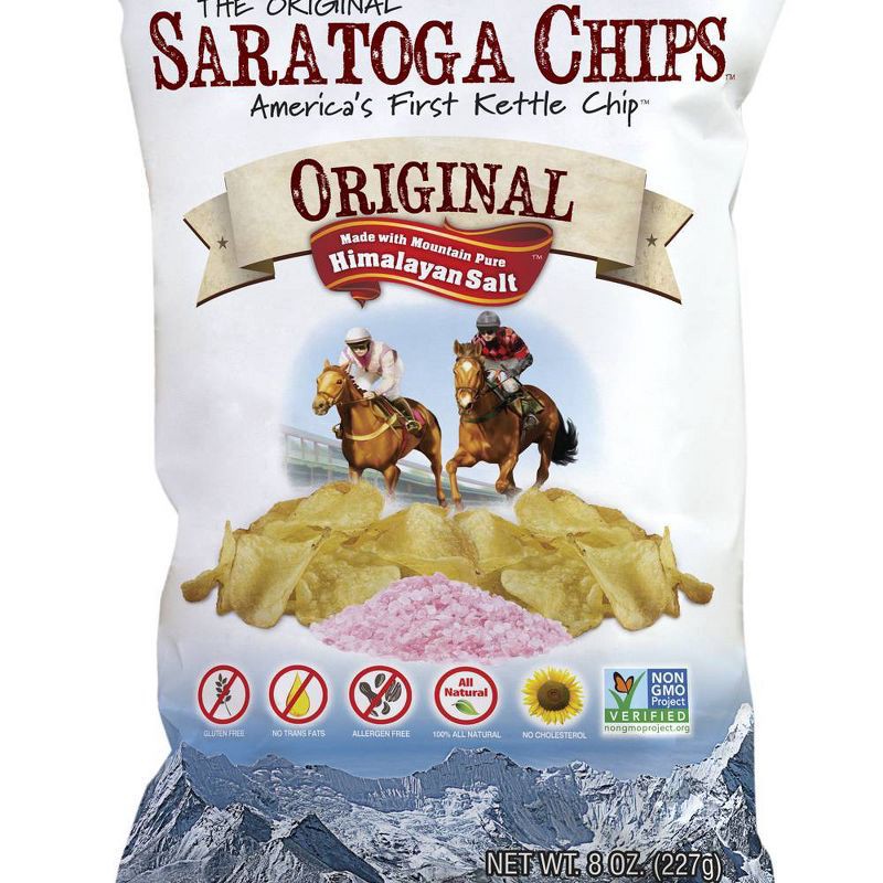 slide 1 of 1, Saratoga Chips Original 8oz, 8 oz