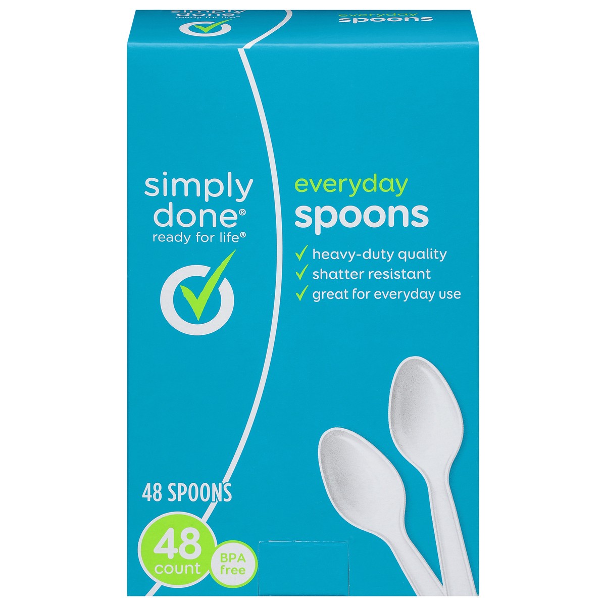 slide 1 of 16, Simply Done Everyday Spoons - 48 ct, 48 ct