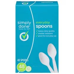 Simply Done Everyday Spoons - 48 ct