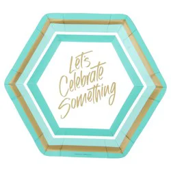 Papyrus Let's Celebrate Dessert Plate