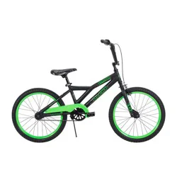 Huffy Decay Kids' Bike - 20" Wheels - Single-Speed - Black/Neon Green