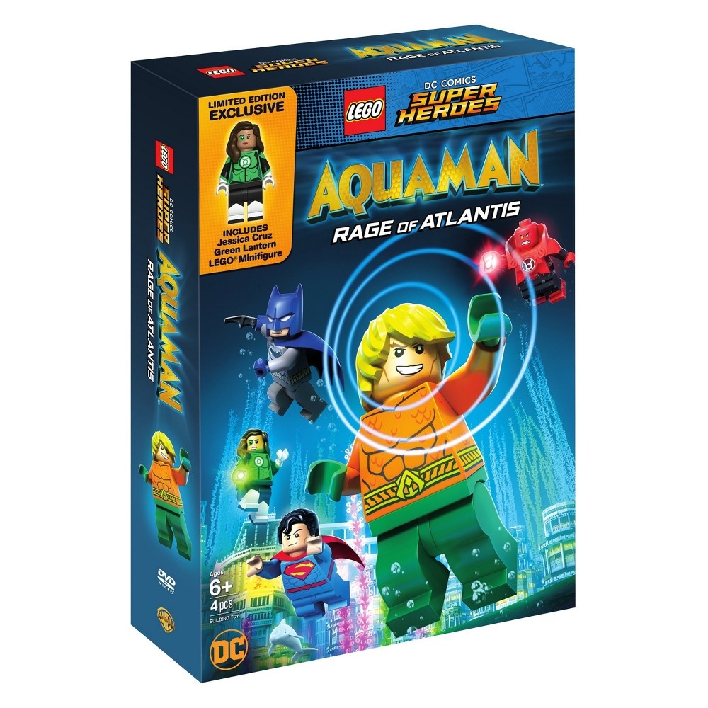 slide 2 of 3, Warner Lego DC Super Heroes: Aquaman: Rage Of Atlantis (DVD), 1 ct