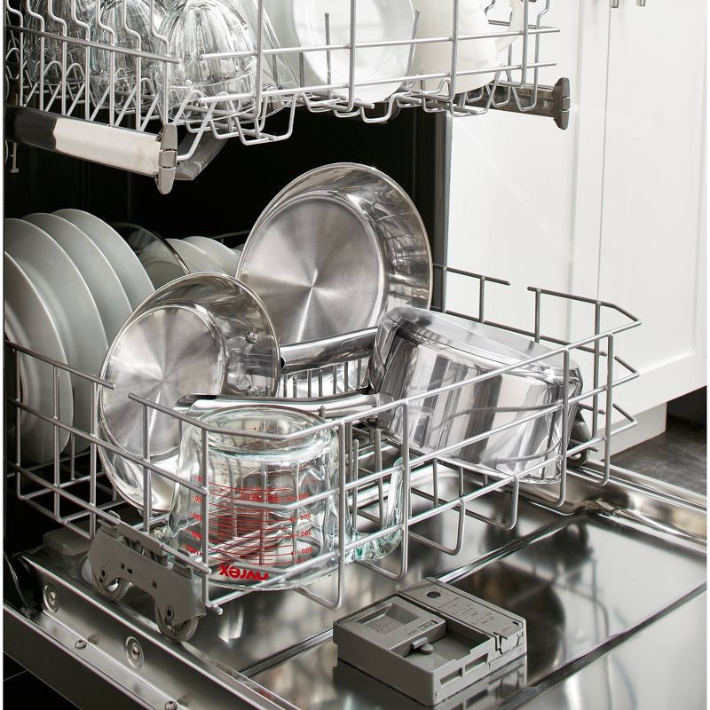 slide 9 of 12, T-fal 14pc Expert Stainless Steel Cookware Set Silver., 14 ct