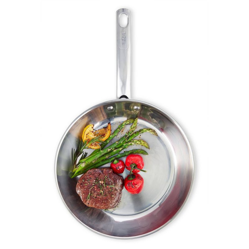 slide 12 of 12, T-fal 14pc Expert Stainless Steel Cookware Set Silver., 14 ct