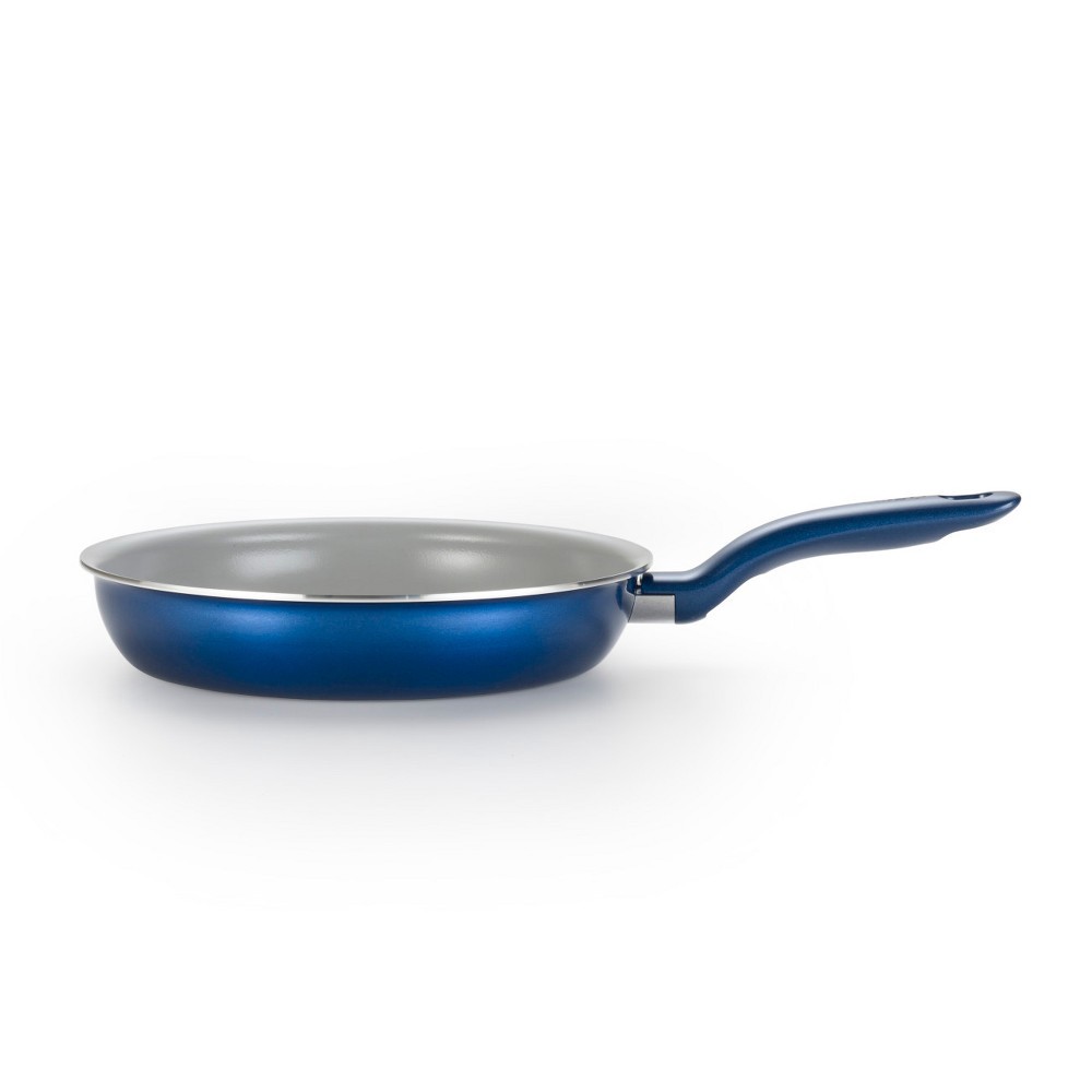 slide 2 of 5, T-fal Simply Cook Ceramic Cookware, Fry Pan, 12", Blue, 1 ct