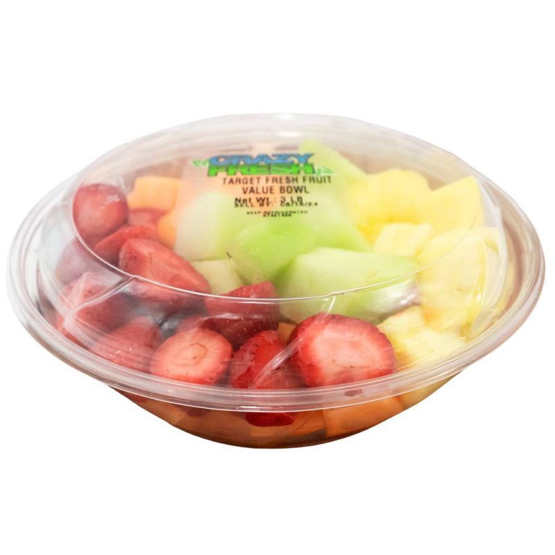 slide 5 of 5, Crazy Fresh Cut Fruit Value Bowl - 3lb, 3 lb