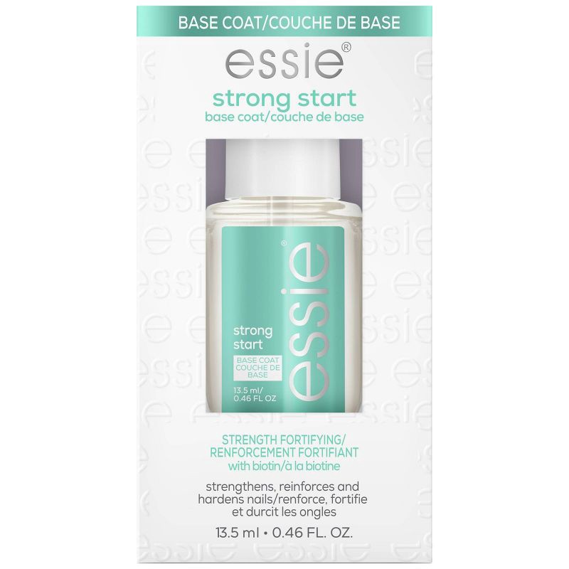 slide 4 of 6, essie Strong Start Base Coat - strengthening - 0.46 fl oz, 0.46 fl oz