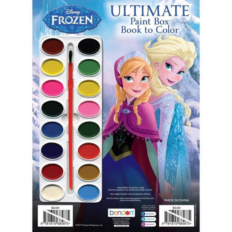slide 2 of 3, Bendon Disney Frozen Paintbox Book, 1 ct