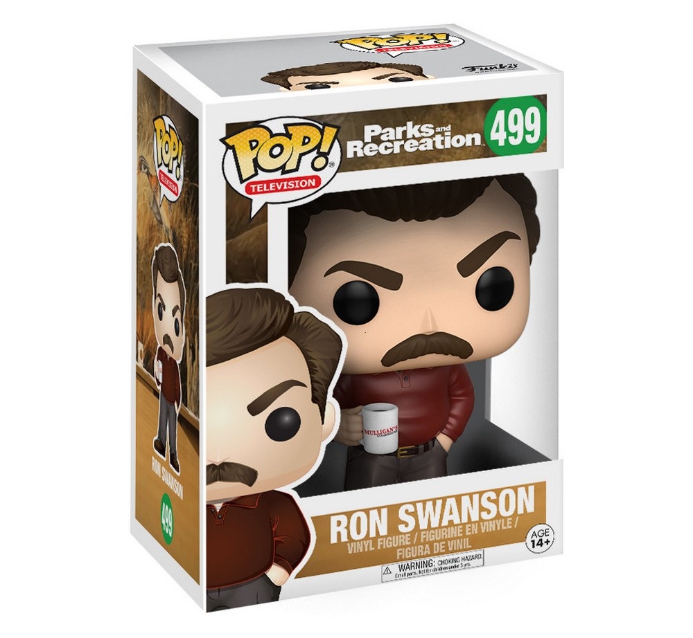 slide 3 of 3, Funko POP! Television: Parks & Rec - Ron Swanson, 1 ct