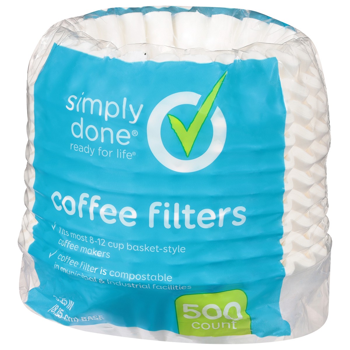 slide 8 of 9, Simply Done Coffee Filters - 500 ct, 500 ct