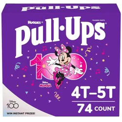 Pull-Ups Girls' Potty Training Pants - 4T-5T - 74ct