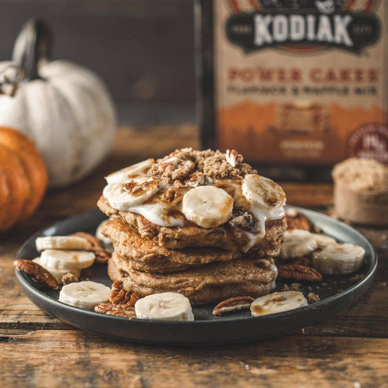 slide 6 of 6, Kodiak Cakes Protein-Packed Power Cakes Pumpkin Pancake and Waffle Mix - 18oz, 18 oz