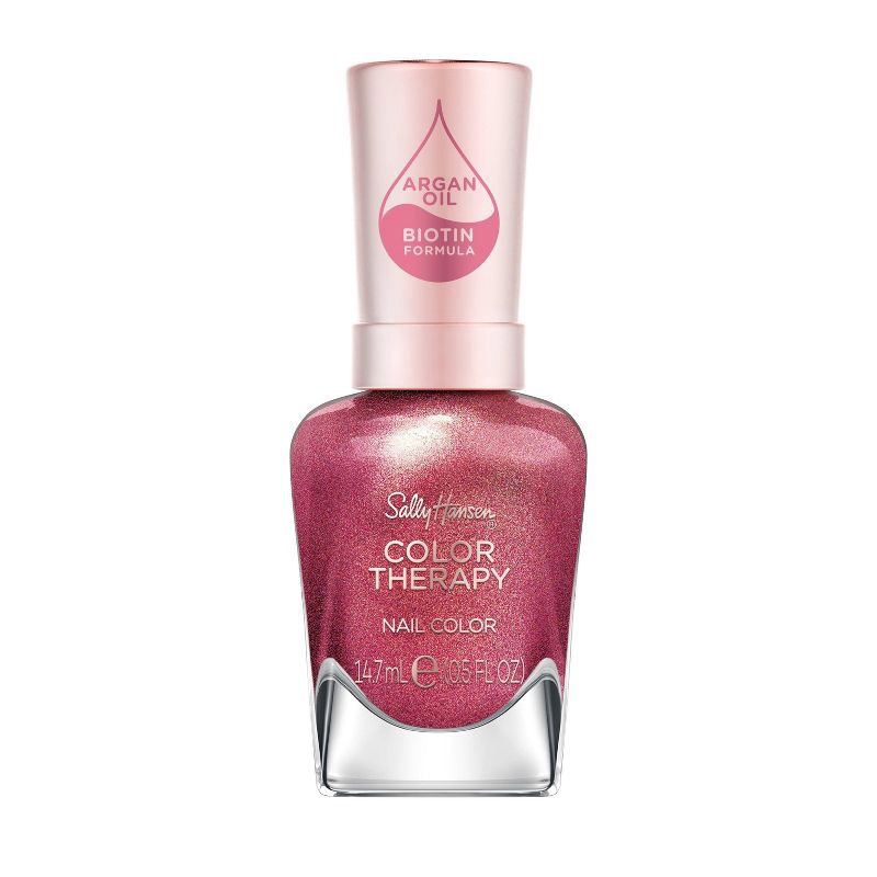 slide 1 of 7, Sally Hansen Color Therapy Nail Polish - 191 Pomegratitude - 0.5 fl oz, 0.5 fl oz