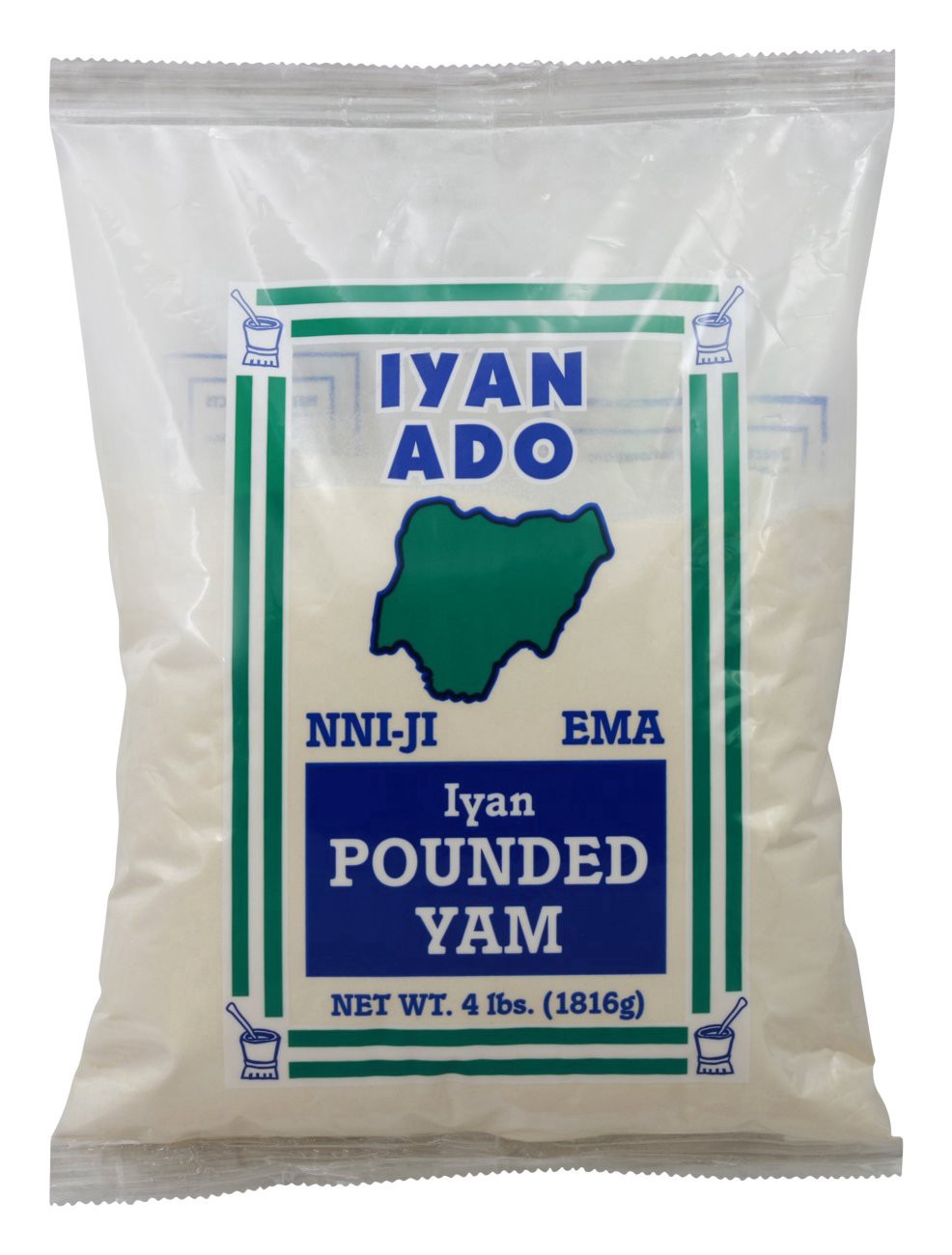 slide 1 of 7, Iyan Ado Yam, Pounded, 4 lb