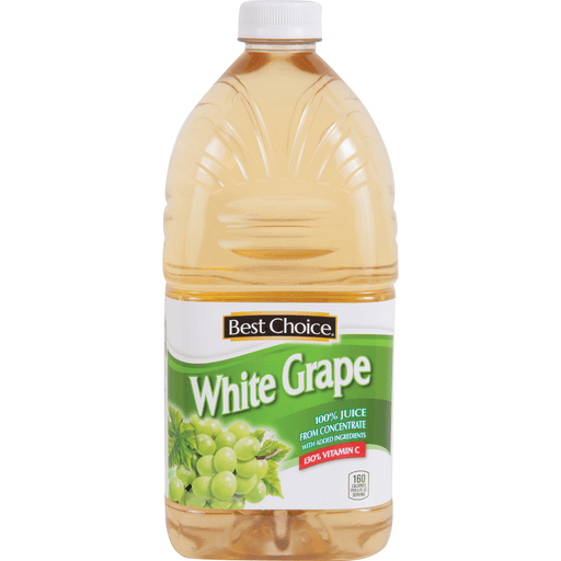 slide 1 of 1, Best Choice 100% White Grape Juice - 64 oz, 64 oz