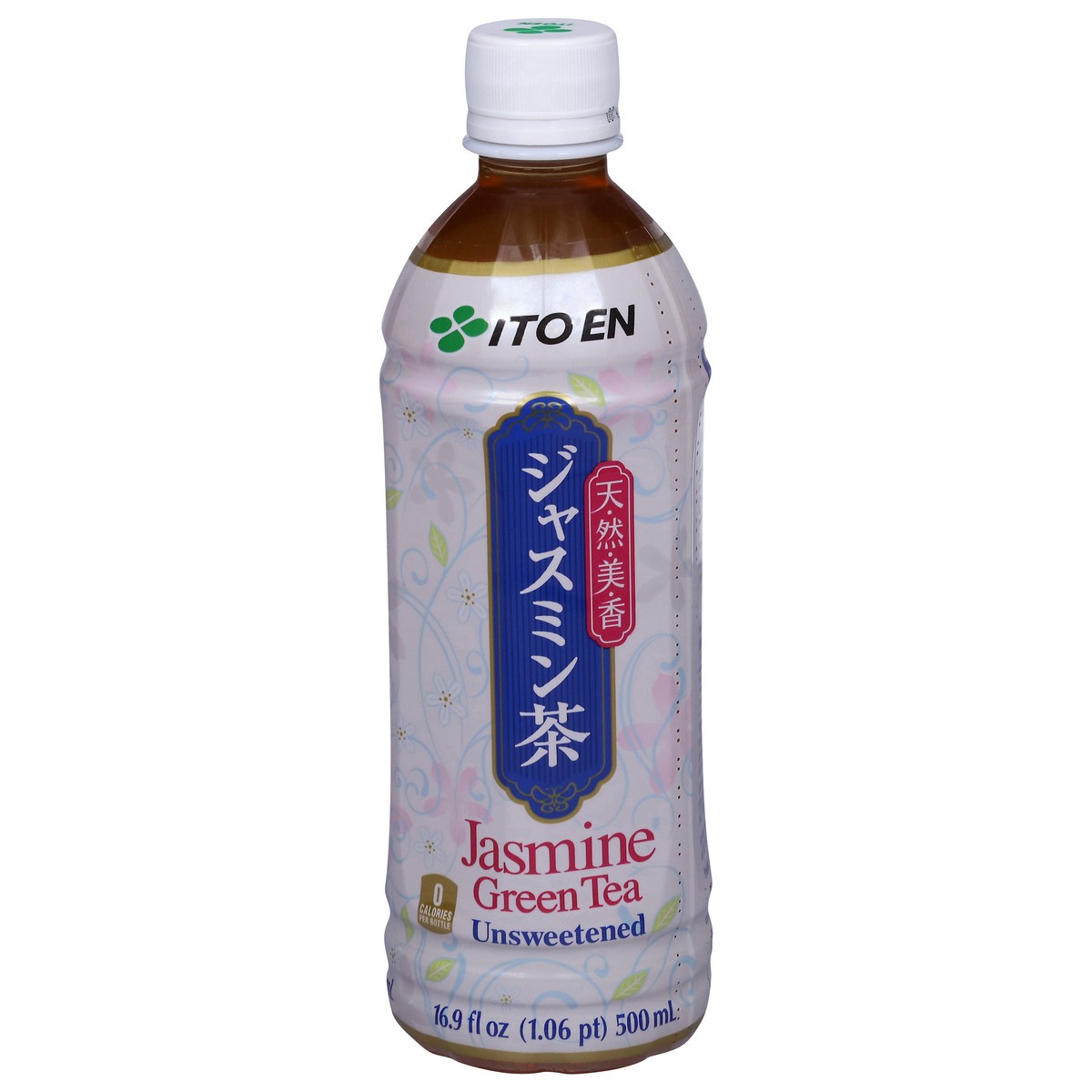 slide 1 of 11, Ito En Unsweetened Jasmine Green Tea 16.9 fl oz, 16.9 fl oz