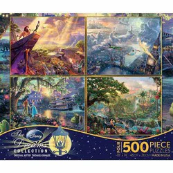 Ceaco Kinkade 4 In 1 Disney Dreams Puzzles