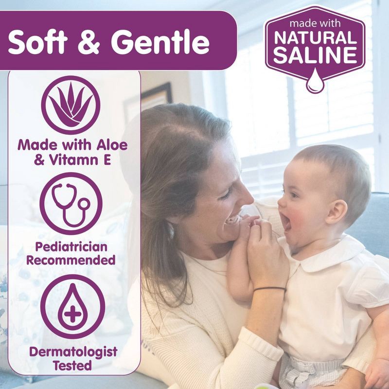 slide 4 of 8, Boogie Wipes Saline Nose & Face Wipes For On The Go in Fresh Scent - 20ct, 20 ct