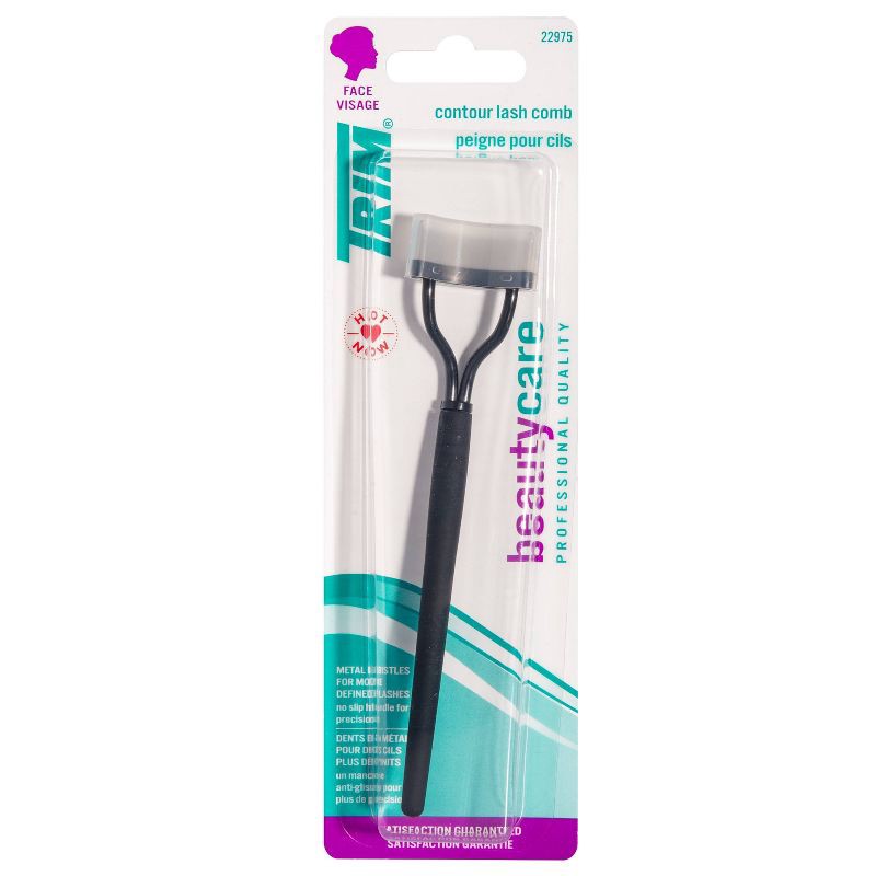 slide 1 of 5, Trim Contour Eyelash Comb with Metal Bristles, 1 ct