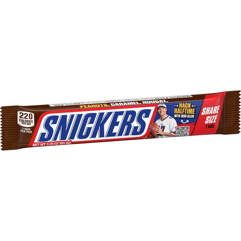 slide 2 of 11, Snickers Milk Chocolate Candy Bar - Share Size Chocolate Bar 3.29oz, 3.29 oz