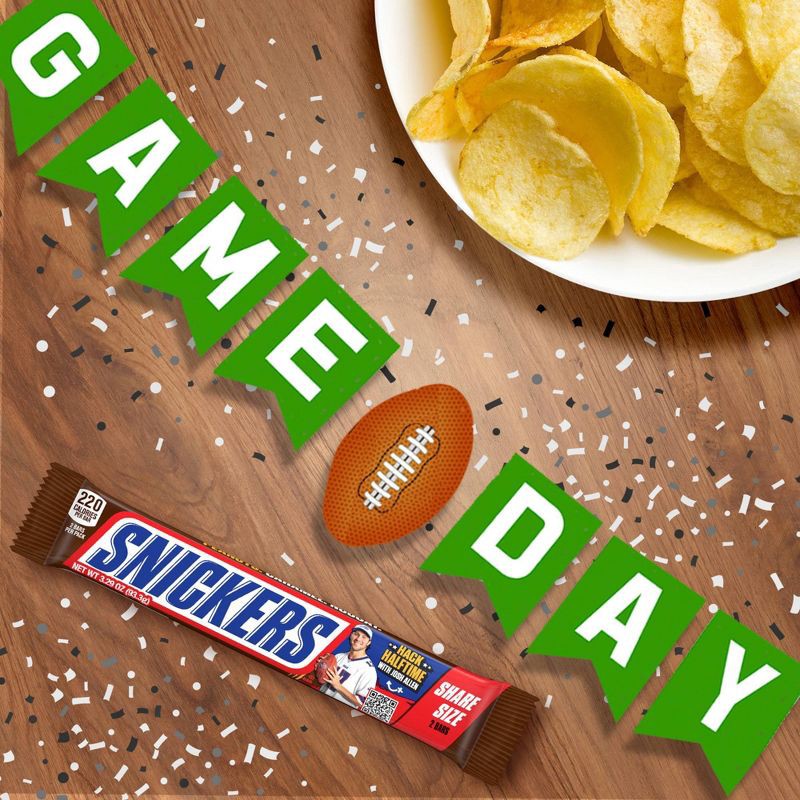 slide 7 of 11, Snickers Milk Chocolate Candy Bar - Share Size Chocolate Bar 3.29oz, 3.29 oz