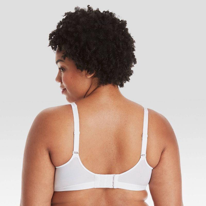 slide 3 of 4, Hanes Women's Xtemp Foam Wirefree Bra G507 - White L, 1 ct